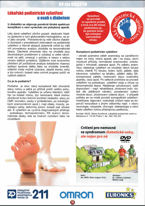podiatricke vysetreni diabetes